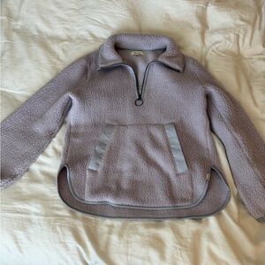 Madewell Lavender Fleece Jacket